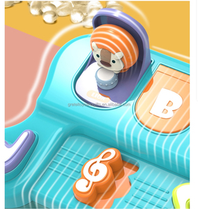 Gretel đồ chơi nguyên nhân và hiệu ứng đồ chơi bé giáo dục Montessori âm nhạc lưu ý nút chuyển đổi Pop-Up Hộp nguyên nhân và hiệu ứng đồ chơi động vật - Product Image 4