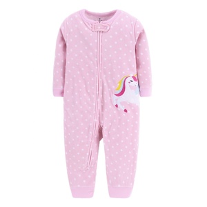 Pelele de dibujos animados para bebé, ropa de dormir suave, amigable con la piel, mono, <span class=keywords><strong>pijama</strong></span> con cremallera - Product Image 3
