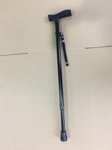 Canne pliante à quatre branches avec lumière LED, bâton de marche réglable en aluminium pour personnes âgées et handicapées - Product Image 2