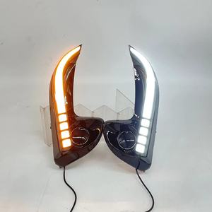 Nueva Lámpara LED de Conducción Diurna para Toyota <span class=keywords><strong>Vios</strong></span> y Yaris 2020 2021, Luz Antiniebla Delantera con Luz de Giro Amarilla - Product Image 2