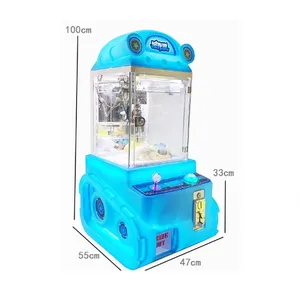 Factory Wholesale 1 Player Arcade Claw Machine Coin Operated Table Top Mini Super Crane Claw Machine