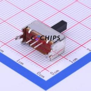 SSSF012100 Slide Switch Through hole Component (THT) Switch Single Pole Double Throw Rectangle Pin Header PC Pin 17.5mm - Product Image 2