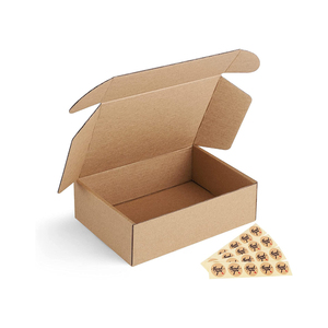 صندوق شحن مستحضرات تجميل مموج عالي الجودة قياس E و B بإنتاج مصنع صيني حسب الطلب باللونين الأزرق والأصفر - Product Image 2