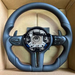 Envío rápido para <span class=keywords><strong>volante</strong></span> de coche de cuero <span class=keywords><strong>BMW</strong></span> F01 F10 F30 F20 <span class=keywords><strong>X5</strong></span> E70 M3 M4 <span class=keywords><strong>M</strong></span> Sport - Product Image 2