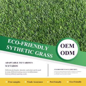 Césped Artificial Sintético en Rollo, Alfombra Verde Resistente <span class=keywords><strong>para</strong></span> Jardín, Paisajismo, <span class=keywords><strong>Campos</strong></span> <span class=keywords><strong>Deportivos</strong></span> y Uso en Exteriores - Product Image 2