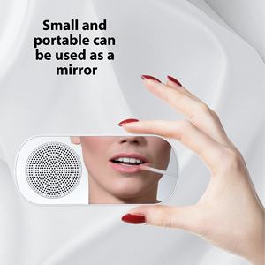 רמקול Bluetooth חכם רמקול סוללה אלחוטית סאב woofer עם rgb הוביל תאורה שולחן עבודה אזעקה אודיו שעון מתנה - Product Image 4