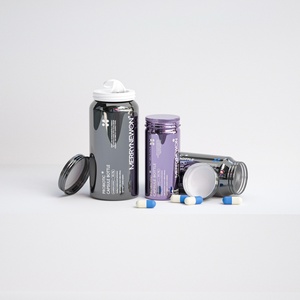 Gummies vitaminées pour enfants OEM pour stimuler le cerveau, en bouteille d'aluminium avec bouchon à anneau, étiquette privée disponible - Product Image 2