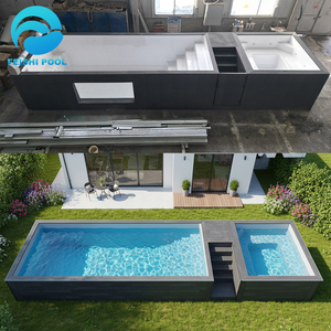 <span class=keywords><strong>Piscine</strong></span> de Luxe pour Jardin et Maison, Grande Baignoire Spa de 40x30 pieds, <span class=keywords><strong>Piscine</strong></span> Conteneur en Fibre de Verre Préfabriquée, Fabricant de Piscines Hors Sol - Product Image 6