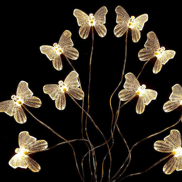 Lustre abeille transparent à 10 têtes