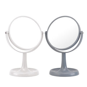 Uso del dormitorio del baño 360 grados. <span class=keywords><strong>Espejo</strong></span> <span class=keywords><strong>de</strong></span> <span class=keywords><strong>maquillaje</strong></span> <span class=keywords><strong>de</strong></span> plástico <span class=keywords><strong>de</strong></span> dos caras, mesa <span class=keywords><strong>de</strong></span> <span class=keywords><strong>pie</strong></span> alta, espejos cosméticos <span class=keywords><strong>de</strong></span> <span class=keywords><strong>pie</strong></span> - Product Image 2