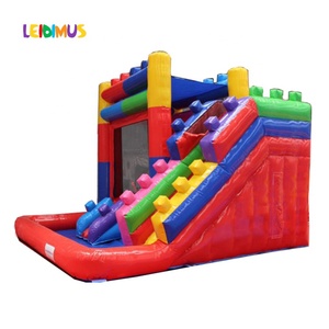 Khối xây dựng Inflatable Bouncer thương mại Inflatable thư bị trả lại nhà Combo Mặt Trăng Đi Bộ lâu đài bouncy với trượt cho trẻ em - Product Image 6