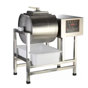 Comercial 45L carne vacío vaso marinador/máquina de marinado de carne de acero inoxidable/marinador de pollo
