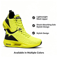 Zapatillas Deportivas para Hombre con Placa de Carbono, Transpirables, Tejido Elástico, Amortiguación de Impactos, Estilo Casual para Correr
