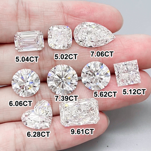 Messi Gems Diamant de laboratoire cultivé en vrac certifié IGI 1CT 1.5CT 2CT 3CT 4CT 5CT D CVD HPHT VVS VS Coupe coussin - Product Image 3