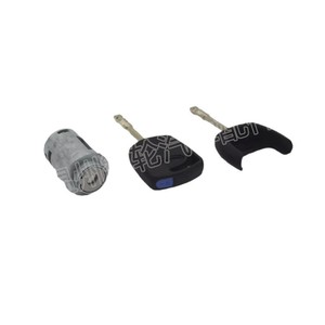 Ford Mondeo Door <b>Lock</b> Cylinder LK1S71F22050AA 2 <b>Keys</b> Black Stainless Steel Cylindrical <b>Lock</b> - Product Image 1