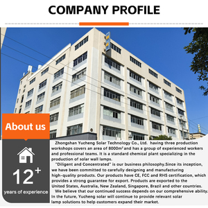 Ngoài trời hành lang Đơn giản cài đặt không thấm nước năng lượng mặt trời vườn đèn trang trí ánh sáng LED RGB năng lượng mặt trời treo tường ánh sáng - Product Image 5