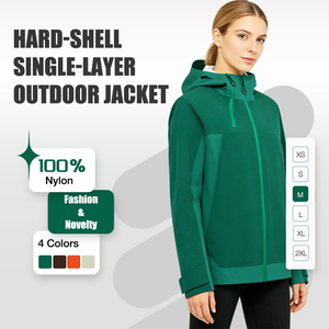 Veste de travail à col montant respirante avec logo personnalisé, quantité minimale de commande, avec fermeture éclair imperméable et coupe-vent - Product Image 2