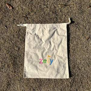 Durable Custom Logo Printed Natural Cotton Packaging Pouch Eco Recycle <b>Drawstring</b> <b>Bag</b> With Printed Ribbon - Product Image 3