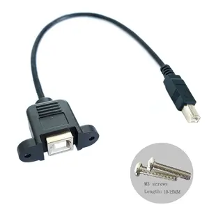 USB BF USB tip B kadın paneli montaj bölme UL2725 ATM KIOS IPC şasi kol için SBC kompakt PC kasa