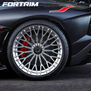 Rines FORTRIM Forjados para Autos de Pasajeros, Diseño Pulido, 5x112 5x114.3 5x120, 20 22 24 26 Pulgadas, para Lamborghini, <span class=keywords><strong>BMW</strong></span> X4, Audi - Product Image 4