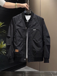 Blouson <span class=keywords><strong>de</strong></span> baseball pour <span class=keywords><strong>homme</strong></span>, mode printemps-automne, <span class=keywords><strong>veste</strong></span> décontractée polyvalente, style élégant pour <span class=keywords><strong>homme</strong></span> - Product Image 3