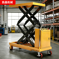 Plataforma Elevadora Eléctrica Tipo Tijera, Carro Elevador Hidráulico para Carga y Descarga de Camionetas, en Oferta