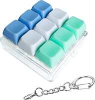 Custom UV Printed PBT Dye Sub Cartoon Anime Keycap 4 Keys Mechanical Switch Clicker Stress Relief Decompression Keyboard Fidget