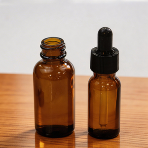 Flacon compte-gouttes en verre côtelé personnalisé de 5, 10, 15, 20, 30, 50, 100 ml (1 oz) pour huiles essentielles et emballage cosmétique - Product Image 4