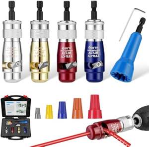 Kabel ab streifer aus Aluminium legierung Elektriker freundliche und bohr kompatible effiziente elektrische Geräte - Product Image 1