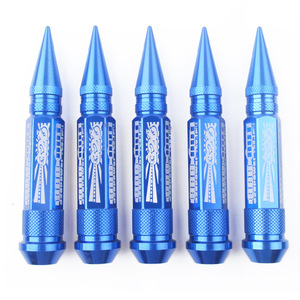 น็อตล้ออะลูมิเนียมอัลลอยด์แบบมีปุ่ม Auso-Racing M12X1.5 90มม. สำหรับอัพเกรดล้อรถยนต์ - Product Image 4