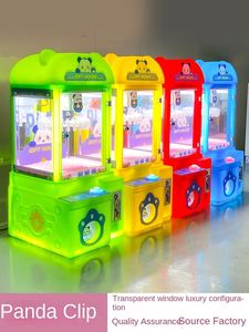 Máquina de garras metálica con temática de pato <span class=keywords><strong>Bluey</strong></span> para niños, juego de arcade para pequeños negocios, fuerza de garra ajustable, sonido y luz coloridos, inglés - Product Image 4