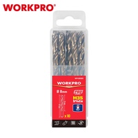 Outils de perçage WORKPRO, foret hélicoïdal HSS, accessoires pour outils électriques