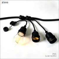 Support de lampe suspendue E27 BELT LIGHT pour bande lumineuse E27, support de lampe suspendue pour guirlande lumineuse E27, extérieur IP65