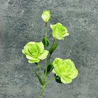 Vente en gros de fleurs artificielles violettes 4 têtes gentiane des Prairies Lisianthus Arrangement en arc de mariage longue tige soie de style occidental