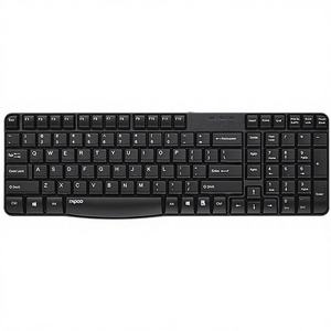 <span class=keywords><strong>Clavier</strong></span> d'ordinateur portable optique ergonomique ultra-fin imperméable <span class=keywords><strong>Rapoo</strong></span> K130, nouveau best-seller, filaire USB 2.0, 104 touches - Product Image 4