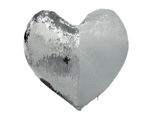 Quà Tặng Ngày Valentine Vỏ Gối Màu Đỏ Thiết Kế Cá Nhân Thăng Hoa Magic Heart Sequin Gối Trường Hợp - Product Image 3