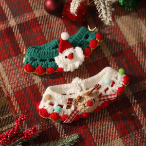 Hoopet Christmas Cat Collar Knitted Scarf With <b>Bell</b> Adjustable <b>Winter</b> Pet Neck Ornament For Small Cats - Product Image 4