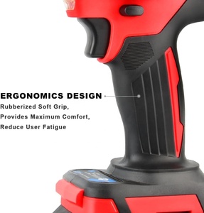 Cordless Impact <b>Wrench</b> Kit 20V Lithium-Ion Brushless Motor 1/2-Inch Drive 380N.m Torque 3kg Weight 6 Sockets Charger Adjustable - Product Image 4