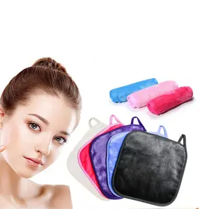 Eco Friendly Soft Facial Cleansing Towels Fast Drying Reusable Microfiber Makeup Removal Face Wash Cloths For All Skin