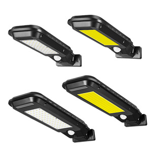 COB 100 luz Solar LED lámparas de pared al aire libre PIR Sensor de movimiento de la División Solar de la pared de focos de luz de lámpara de iluminación de emergencia - Product Image 1