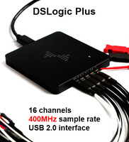 Prix de l'agent original Analyseur logique USB Bande passante 5x jusqu'à 400M Échantillonnage Analyseur logique 16 canaux DSLogic Plus