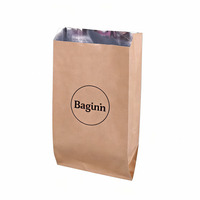 Sacs en papier ciré personnalisables et recyclables pour gaufres, pâtisseries, sandwichs, chips et biscuits, résistants à l'eau et à la graisse