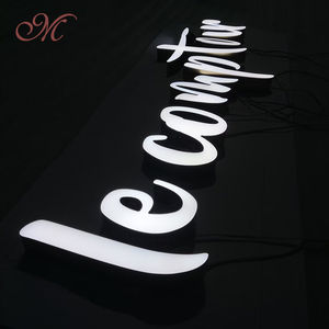 Negozio Logo del marchio 3D LED segno di luce anteriore Custom Business acrilico segno per la pubblicità esterna per l'applicazione di auto - Product Image 3