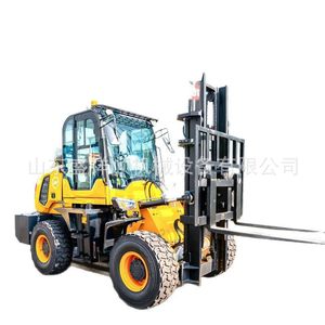 Chariot élévateur Yueye 3 tonnes diesel tout-terrain à pneus pneumatiques, commande assise, levage hydraulique, pour manutention sur chantier - Product Image 5