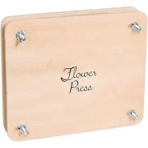 7 X 7 Inches Wooden <strong>Flower</strong> <strong>Press</strong> <strong>Kit</strong> for Adults and Kids Leaf Plant <strong>Flower</strong> <strong>Press</strong> <strong>Kit</strong> DIY Dried Pressed <strong>Flowers</strong> Home Decor - Product Image 1