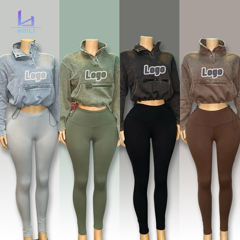 Huili manufacturer oem 2025 hoodie set