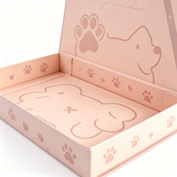 Caja de Regalo Magnética con Diseño de Huella de Pata, Impresa con Dibujos Animados, Ecológica y con Logotipo Personalizado para Exhibiciones, Pedidos al por Mayor OEM/ODM