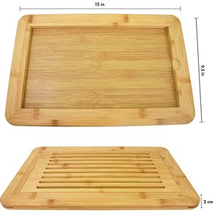 Planche à découper en bambou pour la cuisine, la boulangerie, la découpe et la présentation - Product Image 3
