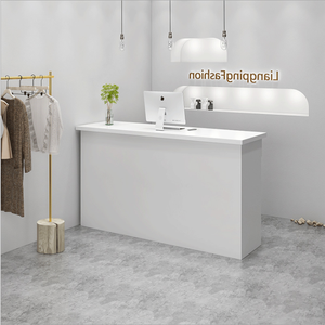 Mostrador de Recepción Compacto y Práctico para Tienda de Ropa Moderna, Bar, Salón de Belleza Pequeño, Mostrador de Caja Simple - Product Image 3