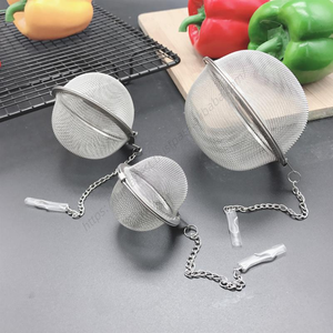 Infusor de Té Metálico con Malla de Bolas Syh404 al por Mayor con Gancho de Cadena para Especias y Condimentos - Product Image 3